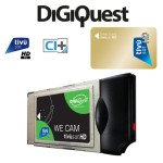 Only for Tivusat Digiquest WE CAM HD CI+ CAM. Please use your Tivusat Gold Card.